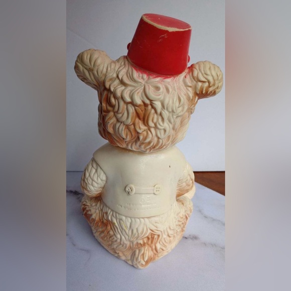 Rare Vintage 1960’s Edward Mobley Squeaky The Edward Mobley Co. Fez Hat Bow tie - Picture 3 of 6